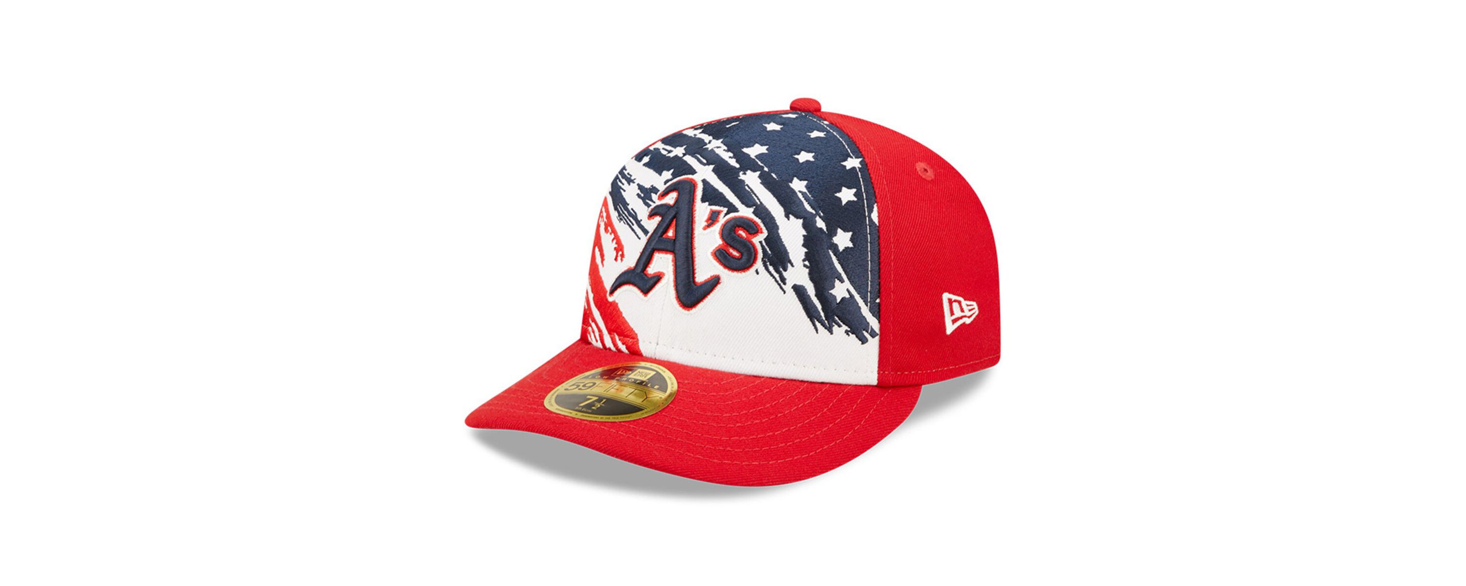 Oakland Athletics MLB Athletics 2022 4th of July Low 59FIFTY Fitted Hat