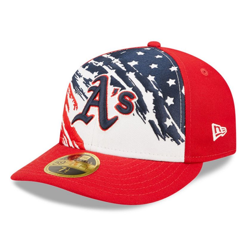 Oakland Athletics MLB Athletics 2022 4th of July Low 59FIFTY Fitted Hat