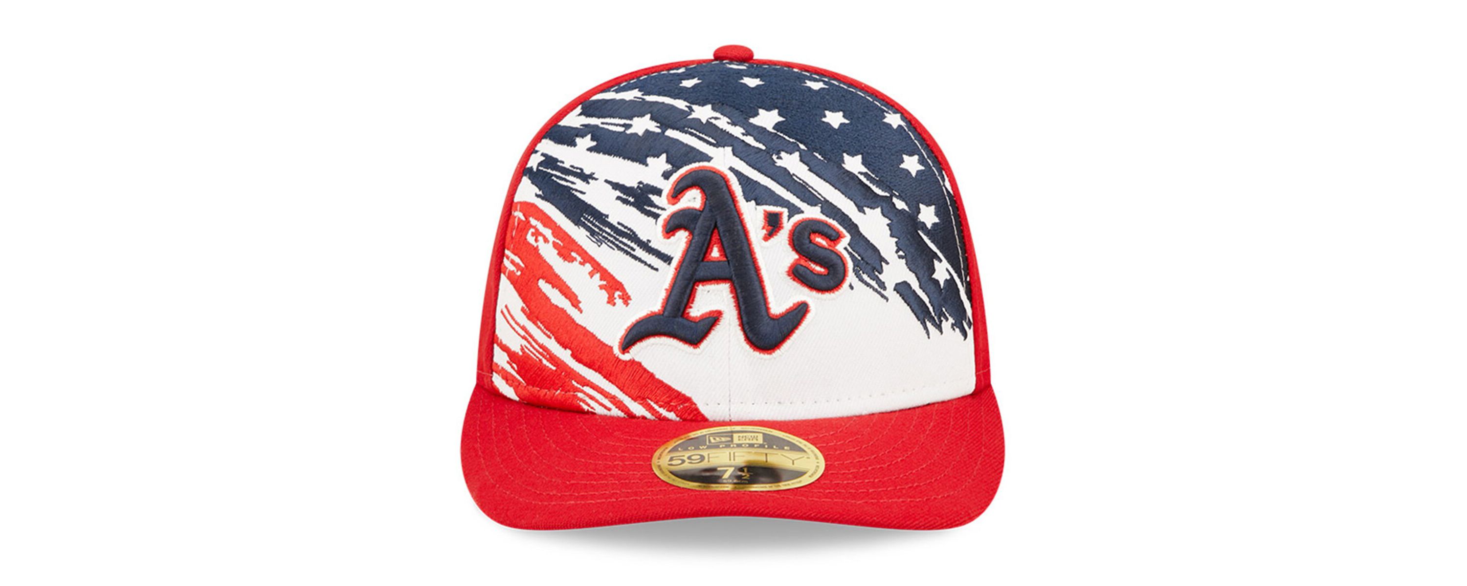 Oakland Athletics MLB Athletics 2022 4th of July Low 59FIFTY Fitted Hat