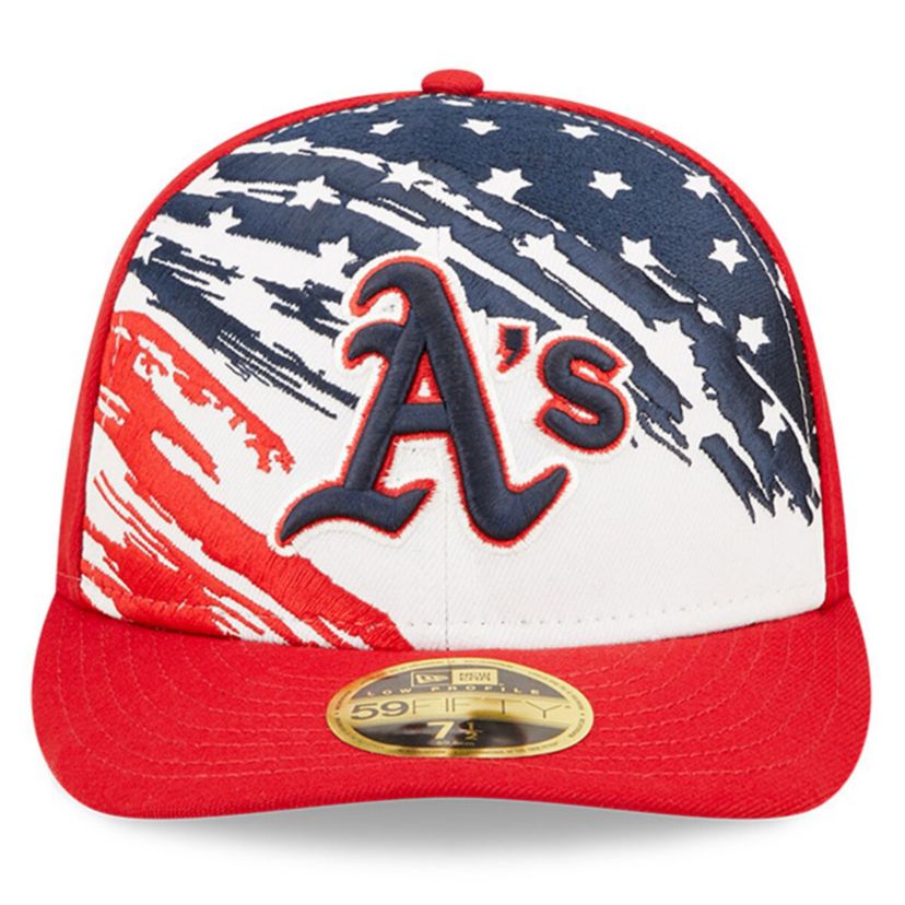 Oakland Athletics MLB Athletics 2022 4th of July Low 59FIFTY Fitted Hat