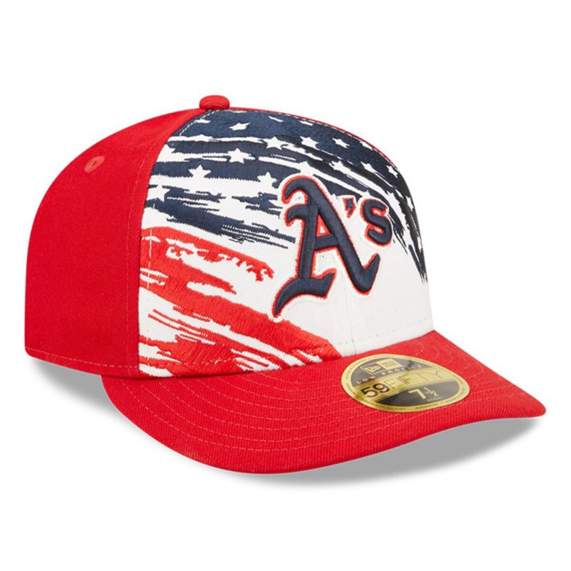 Oakland Athletics MLB Athletics 2022 4th of July Low 59FIFTY Fitted Hat