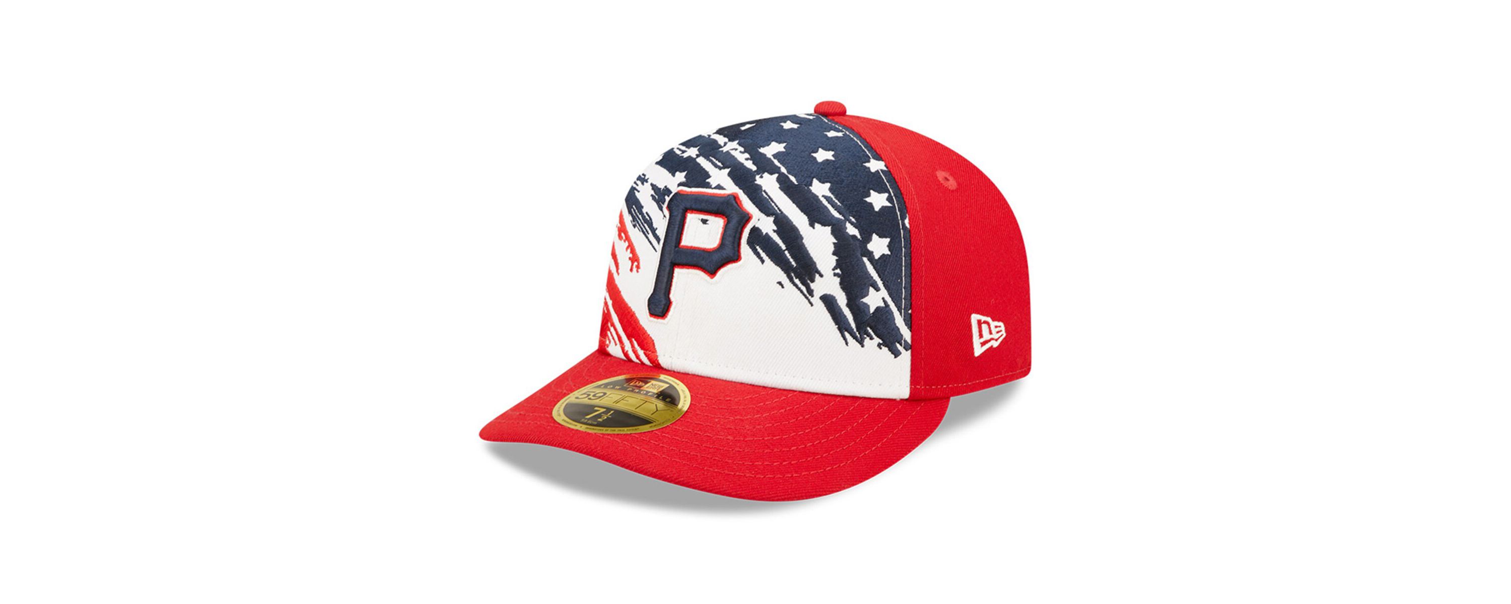 MLB Pittsburgh Pirates 2022 4th of July Low 59FIFTY Fitted Hat