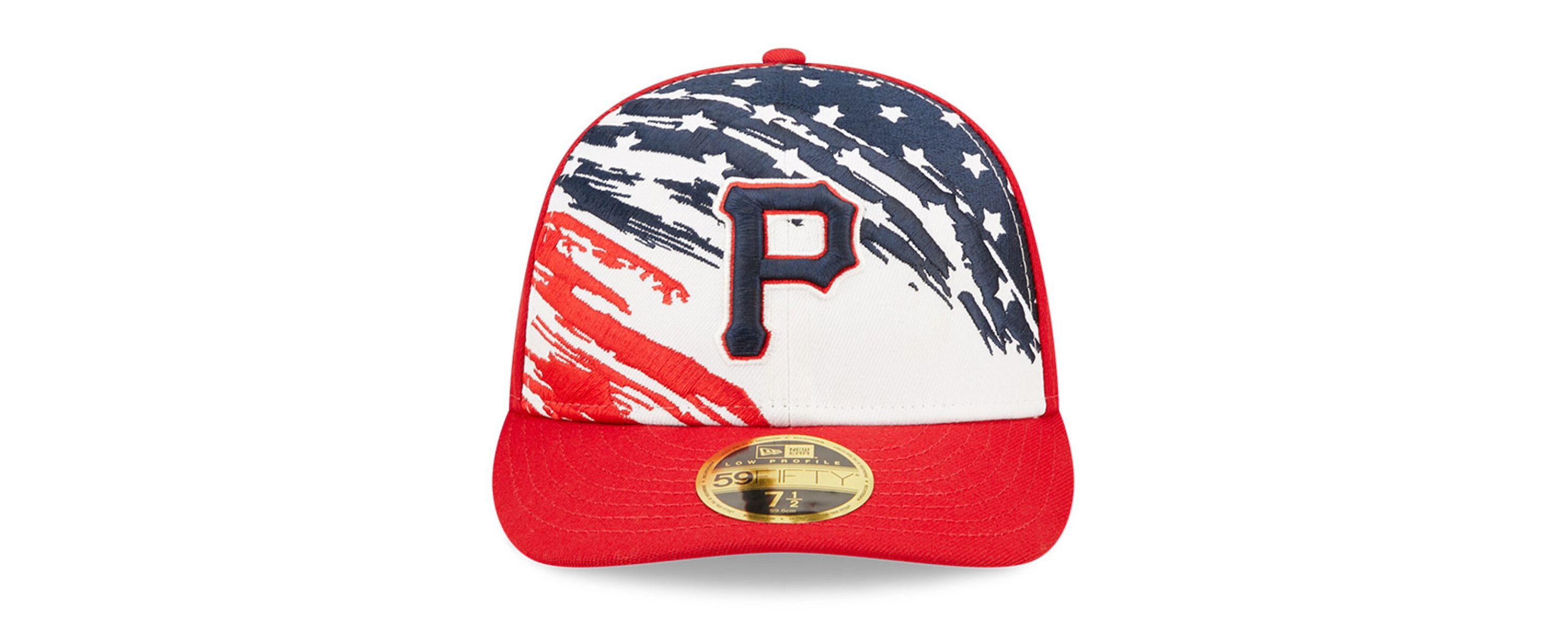 MLB Pittsburgh Pirates 2022 4th of July Low 59FIFTY Fitted Hat