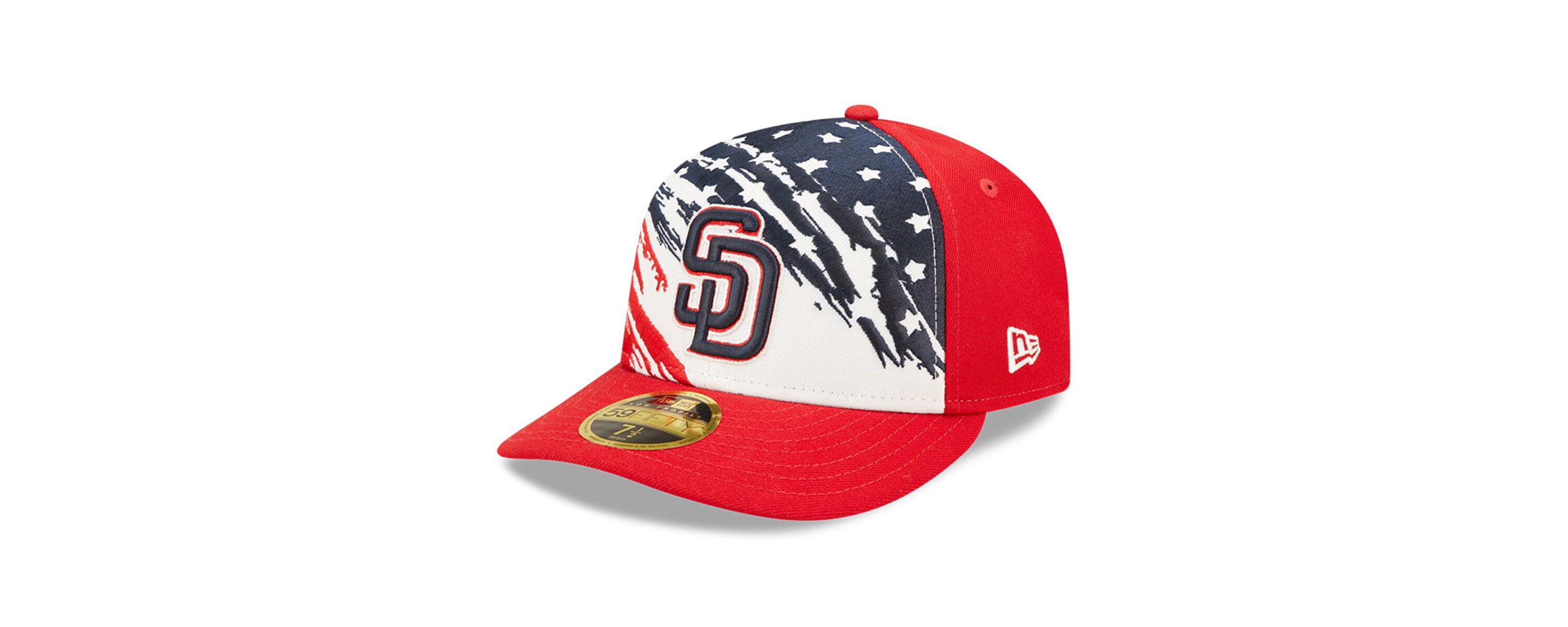 MLB San Diego Padres 2022 4th of July Low 59FIFTY Fitted Hat