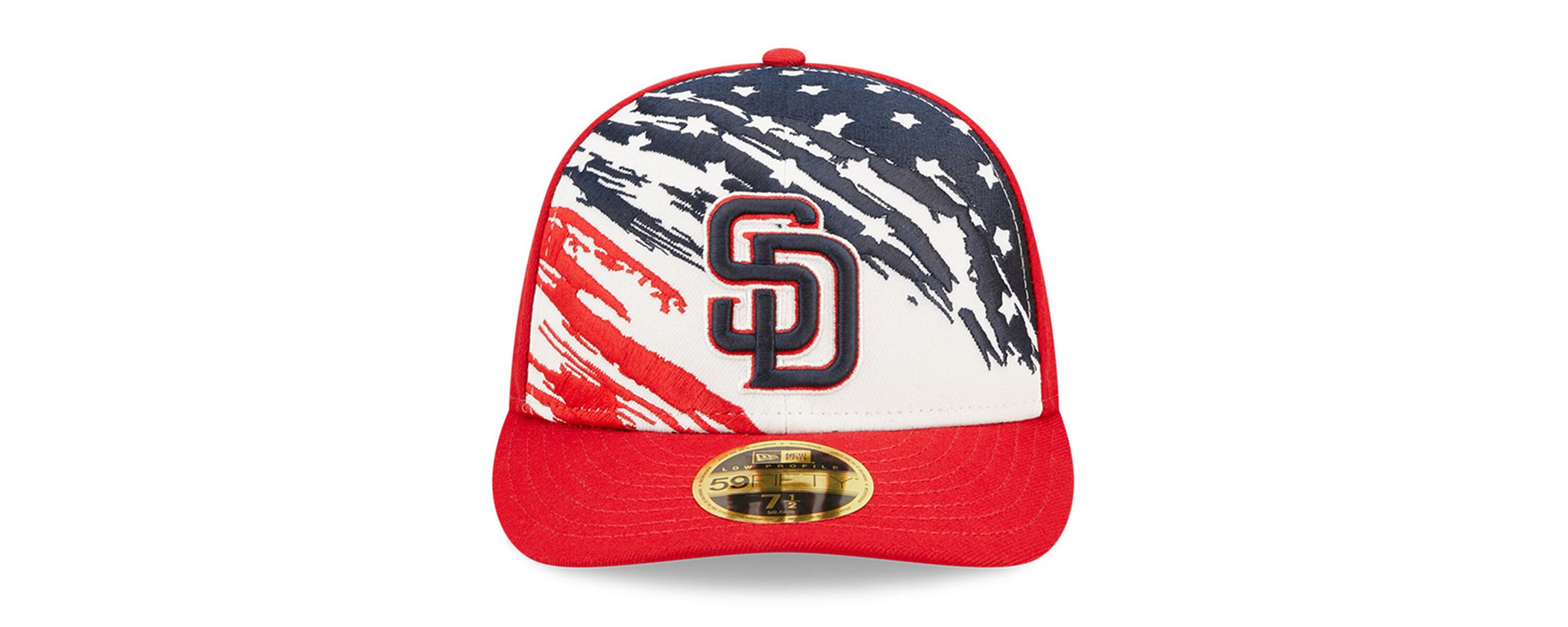 MLB San Diego Padres 2022 4th of July Low 59FIFTY Fitted Hat