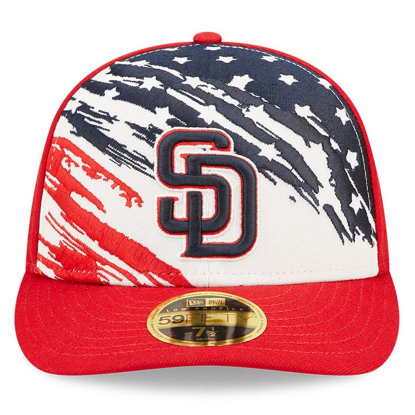 MLB San Diego Padres 2022 4th of July Low 59FIFTY Fitted Hat