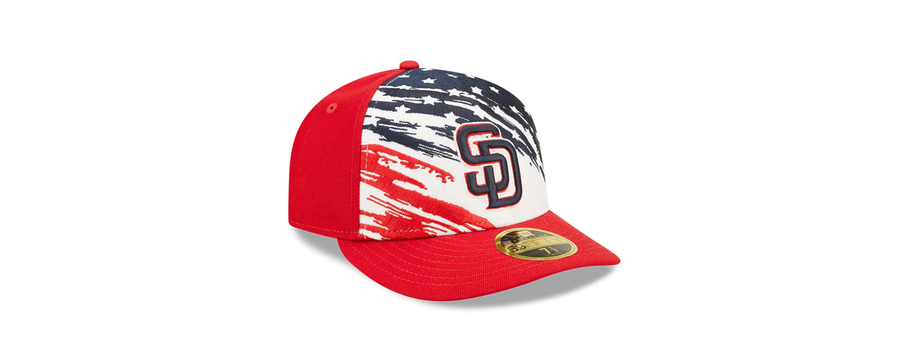 MLB San Diego Padres 2022 4th of July Low 59FIFTY Fitted Hat