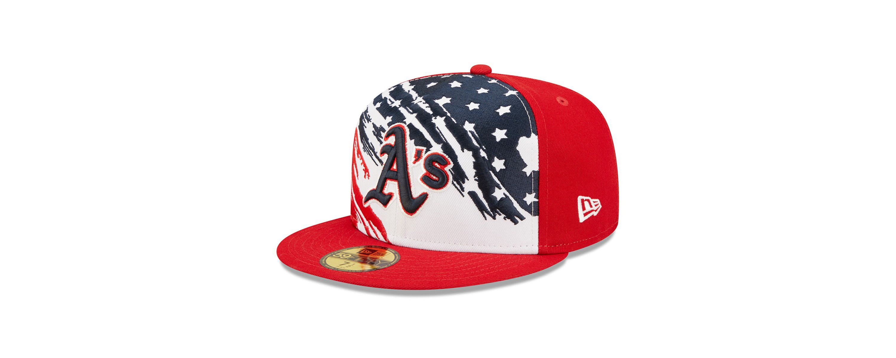 Oakland Athletics MLB Athletics 2022 4th of July On-Field 59FIFTY Fitted Hat