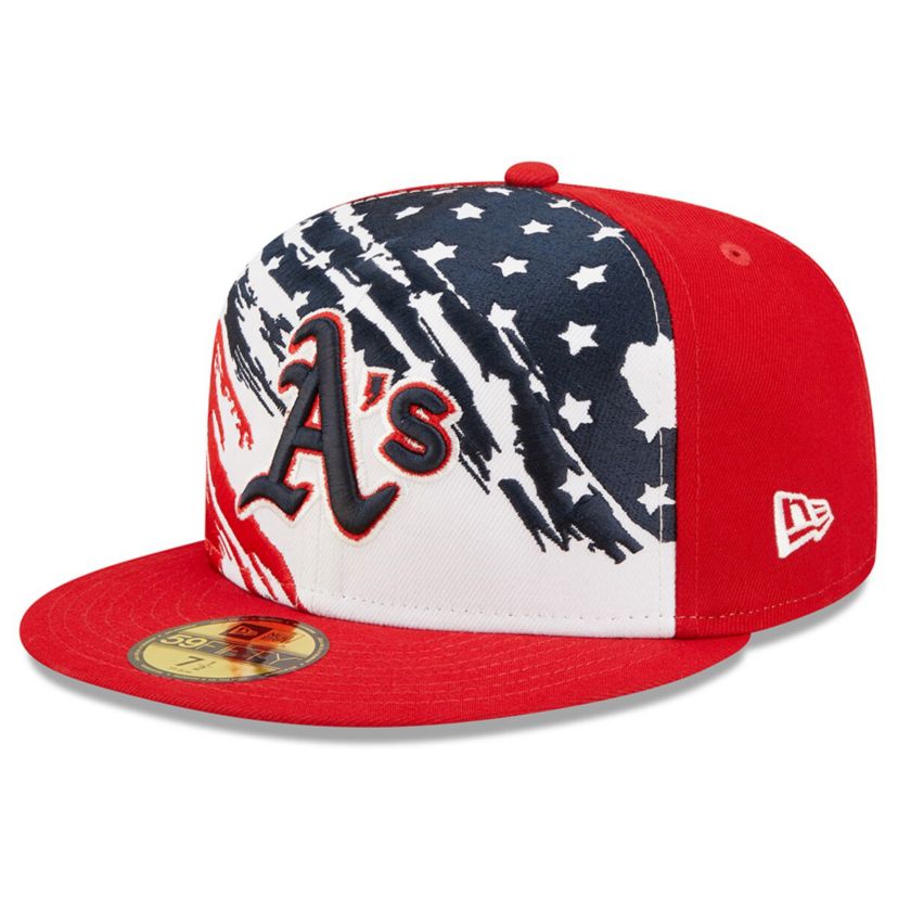 Oakland Athletics MLB Athletics 2022 4th of July On-Field 59FIFTY Fitted Hat