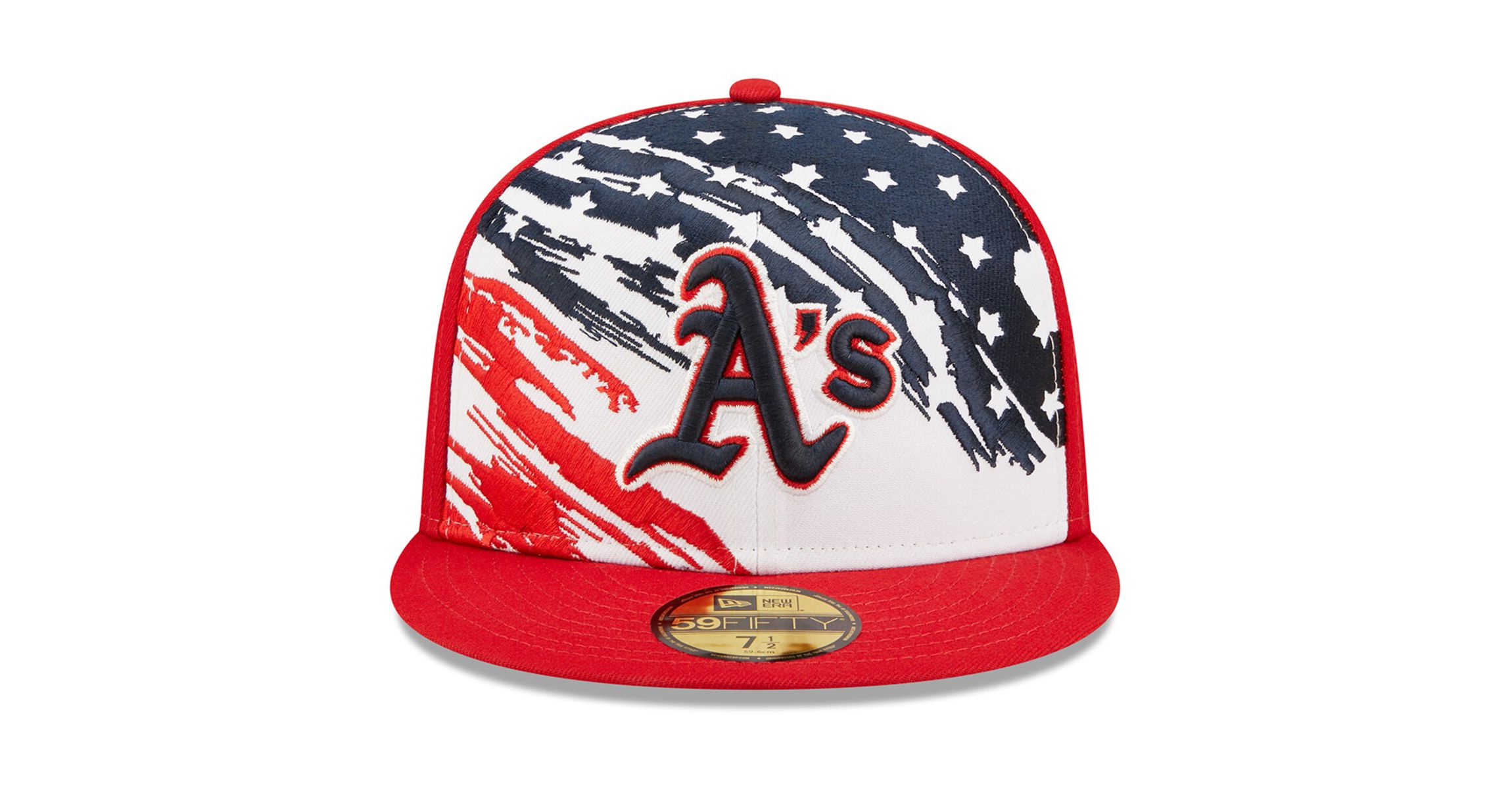 Oakland Athletics MLB Athletics 2022 4th of July On-Field 59FIFTY Fitted Hat