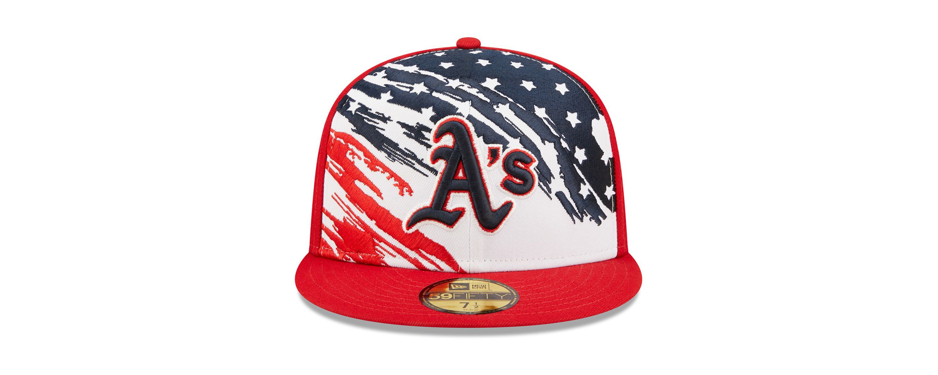 Oakland Athletics MLB Athletics 2022 4th of July On-Field 59FIFTY Fitted Hat