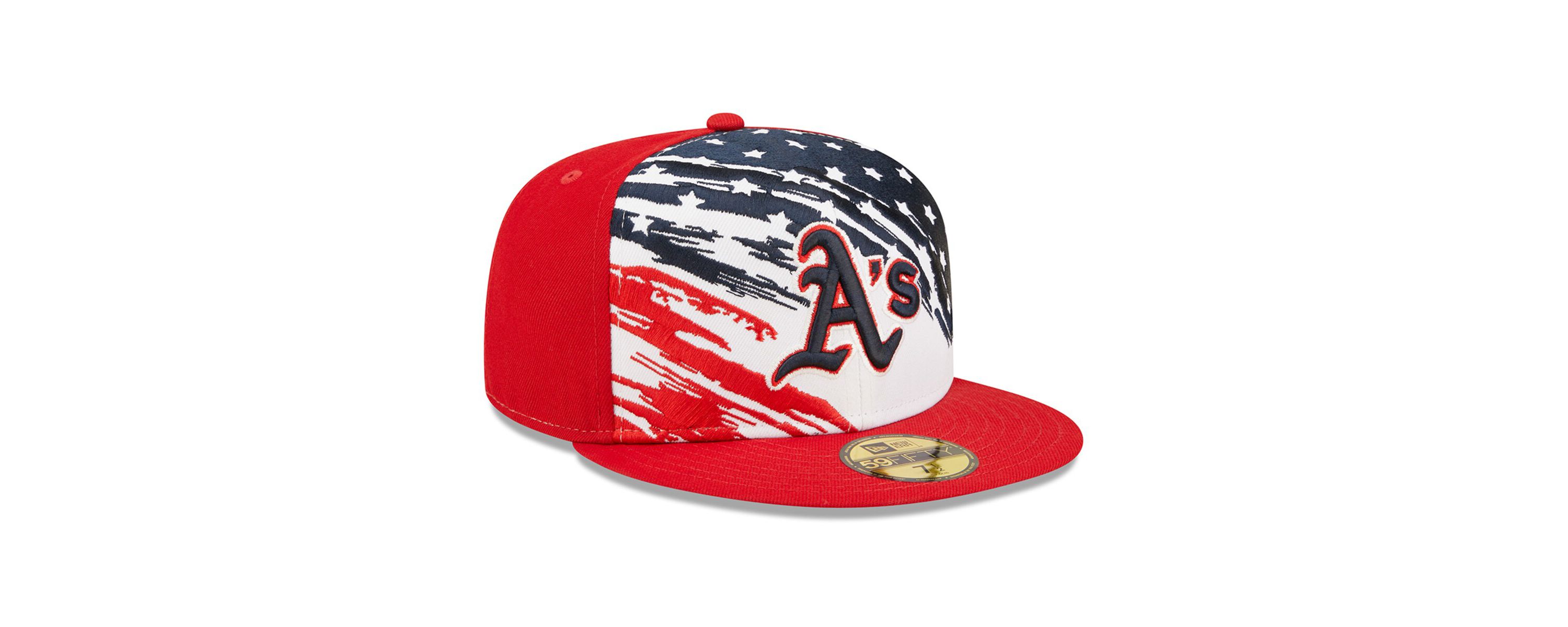 Oakland Athletics MLB Athletics 2022 4th of July On-Field 59FIFTY Fitted Hat