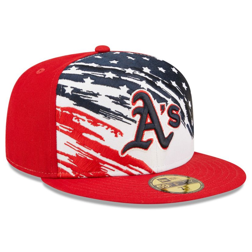 Oakland Athletics MLB Athletics 2022 4th of July On-Field 59FIFTY Fitted Hat