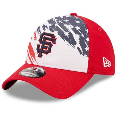 New Era Men's MLB San Francisco Giants 2022 4th of July 9TWENTY Adjustable Hat, Red