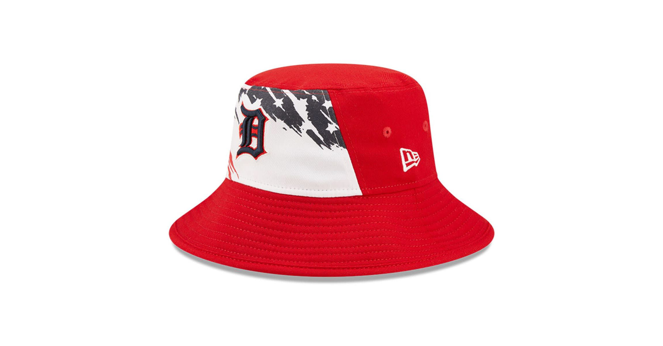 MLB Detroit Tigers 2022 4th of July Bucket Hat