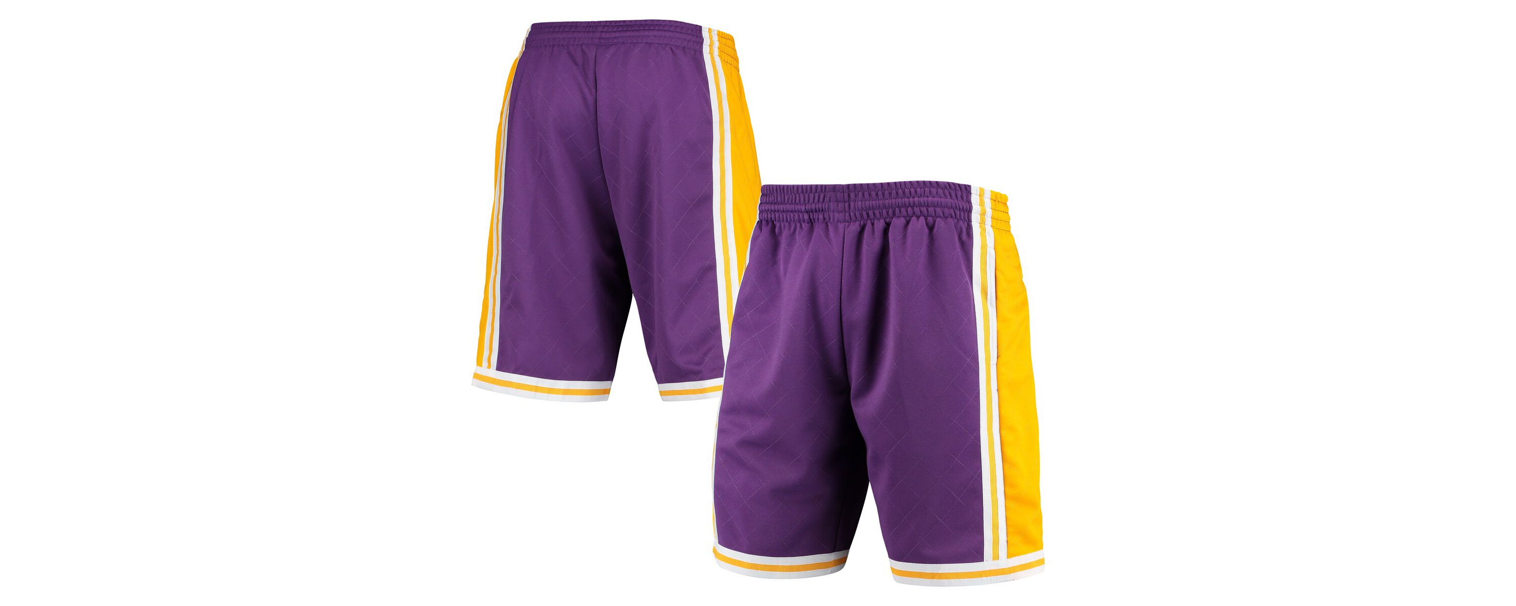 NBA Los Angeles Lakers 1984 Hardwood Classics 75th Anniversary Swingman Shorts