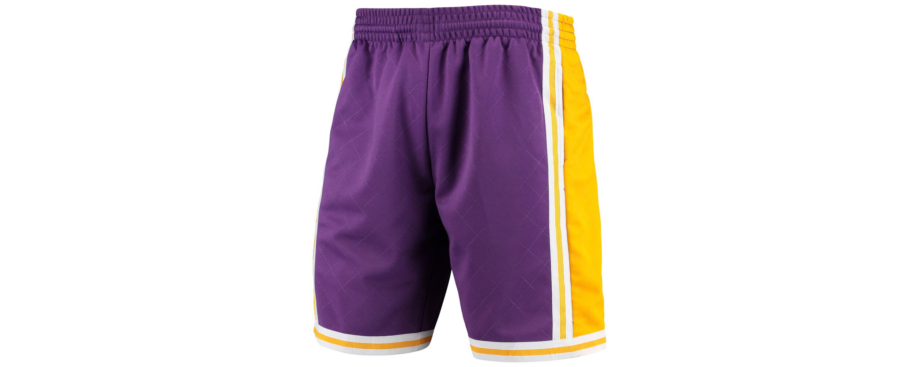 NBA Los Angeles Lakers 1984 Hardwood Classics 75th Anniversary Swingman Shorts