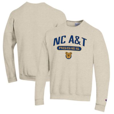 Champion Men's NC A&T Aggies NCAA ed North Carolina A&T Aggies Eco Powerblend Crewneck Sweatshirt, Large