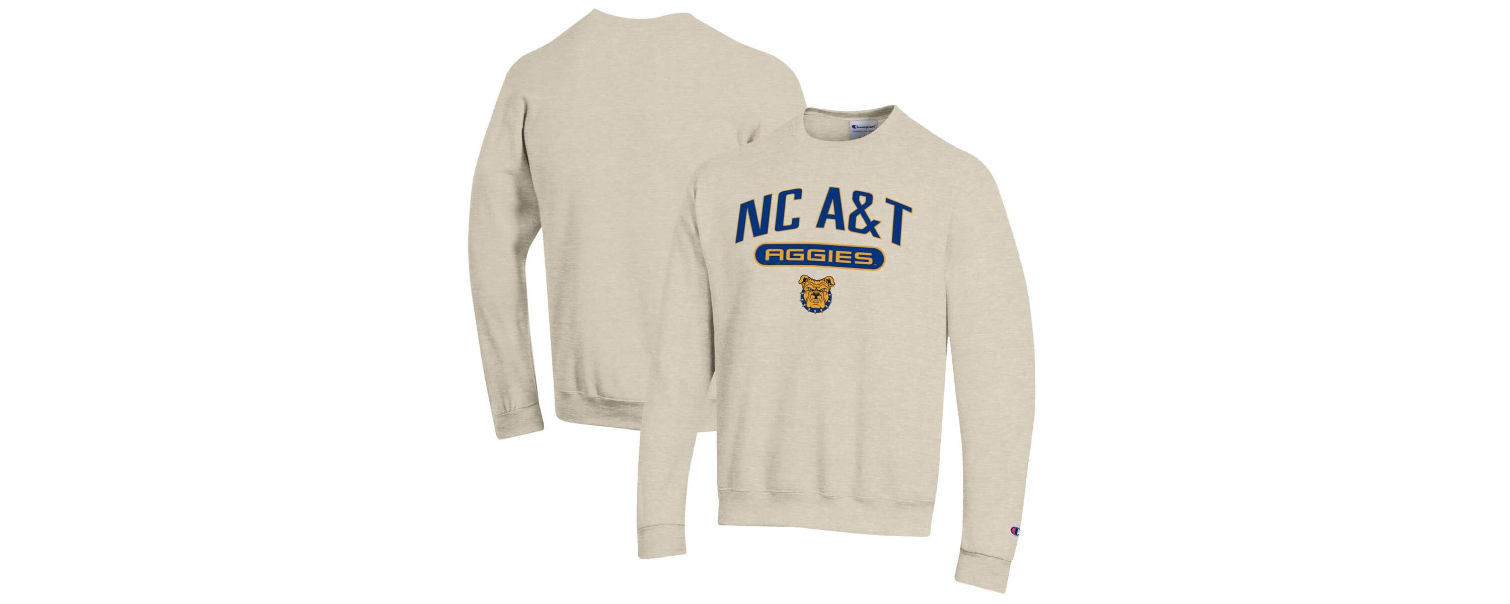 NC A&T Aggies NCAA ed North Carolina A&T Aggies Eco Powerblend Crewneck Sweatshirt