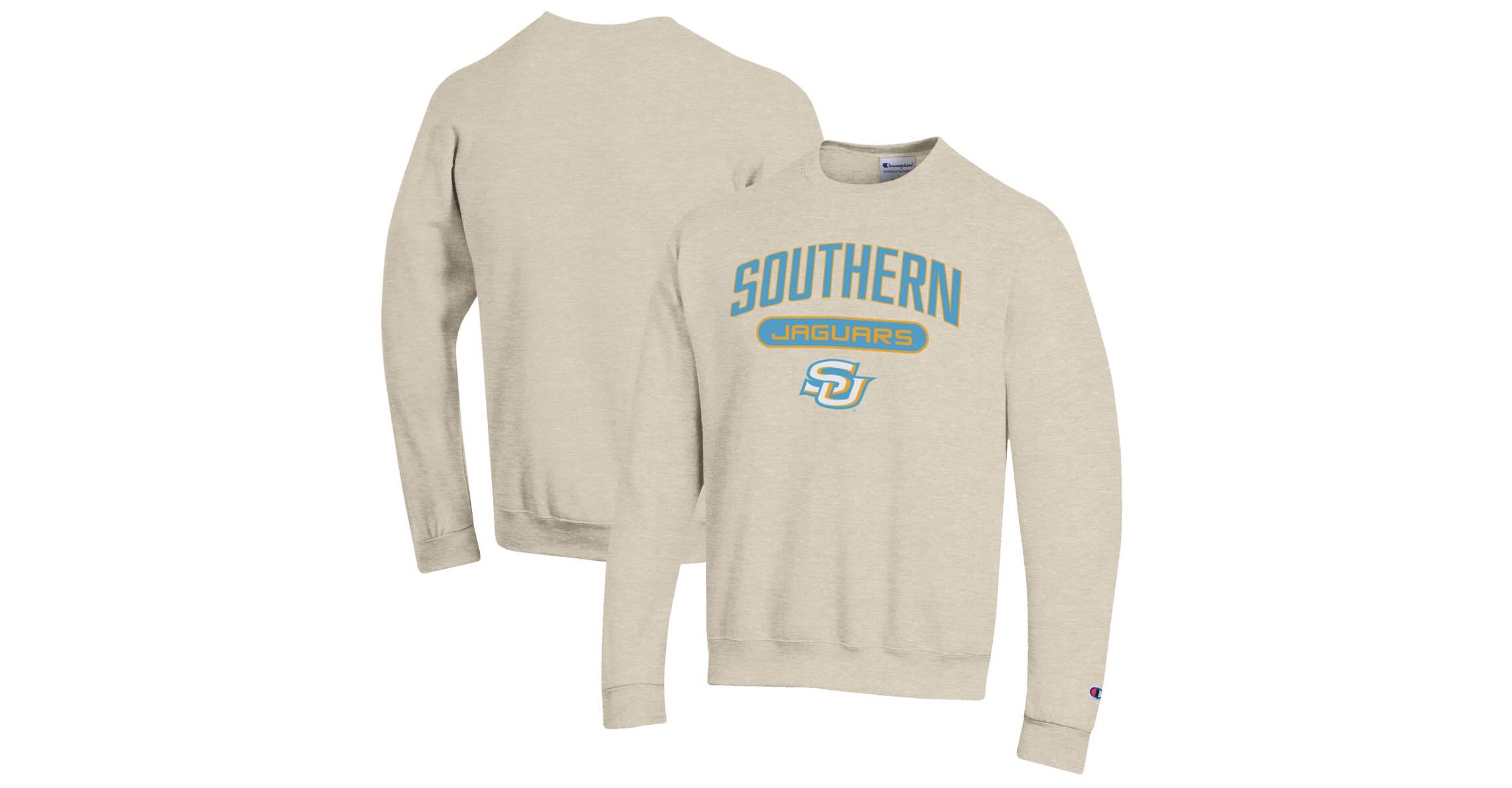 NCAA ed Southern University Jaguars Eco Powerblend Crewneck Sweatshirt