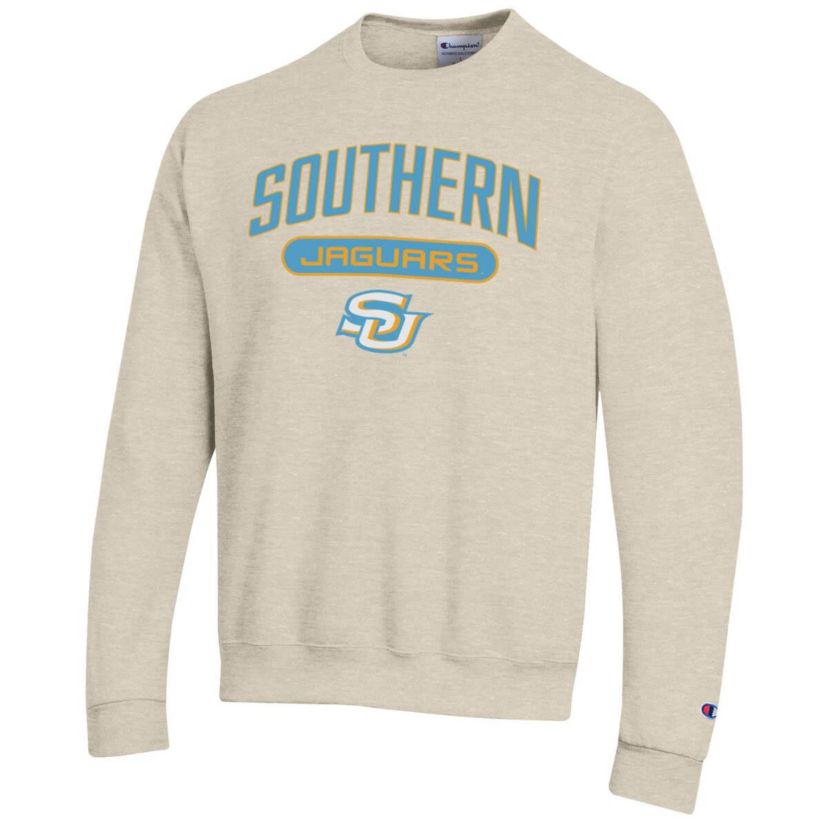 NCAA ed Southern University Jaguars Eco Powerblend Crewneck Sweatshirt