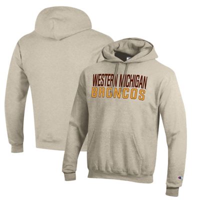 Champion Men's NCAA Western Michigan Broncos Eco Powerblend Pullover Hoodie, 2XL