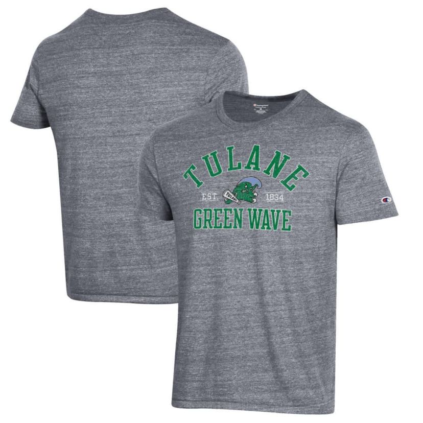 Tulane Green Wave NCAA ed Tulane Wave Ultimate Tri-Blend T-Shirt