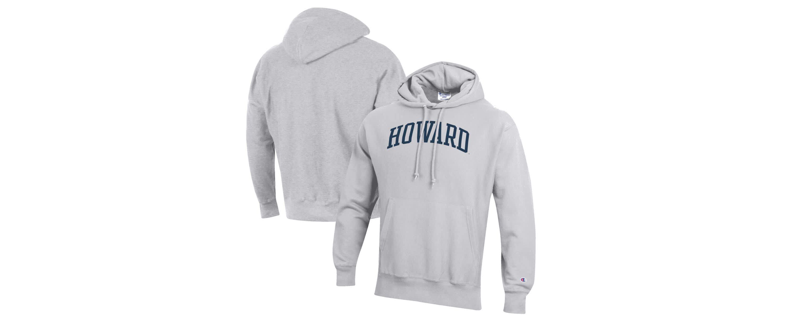 NCAA ed Howard Bison Reverse Weave Fleece Pullover Hoodie
