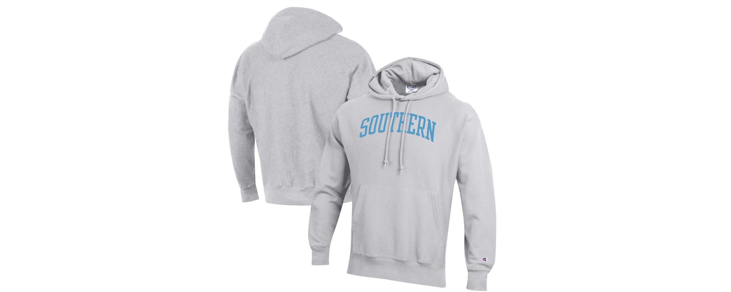 NCAA ed Southern University Jaguars Reverse Weave Fleece Pullover Hoodie