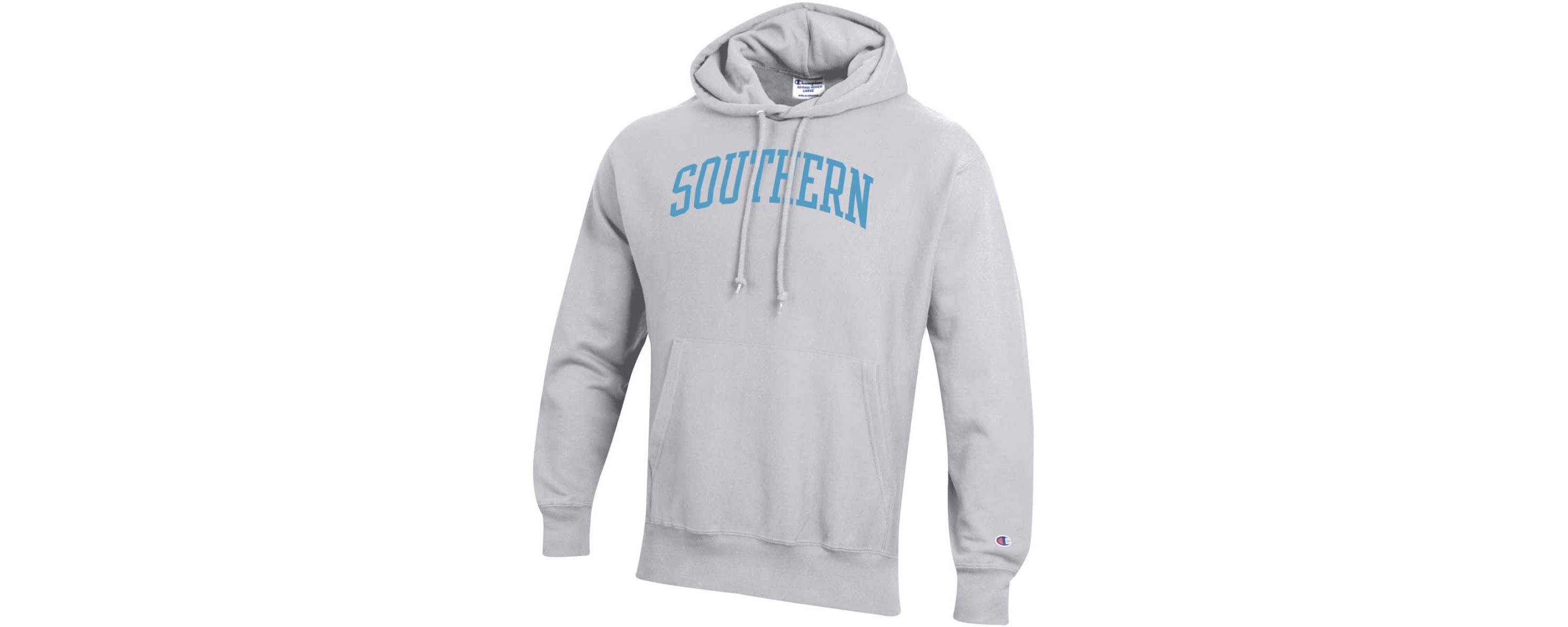 NCAA ed Southern University Jaguars Reverse Weave Fleece Pullover Hoodie