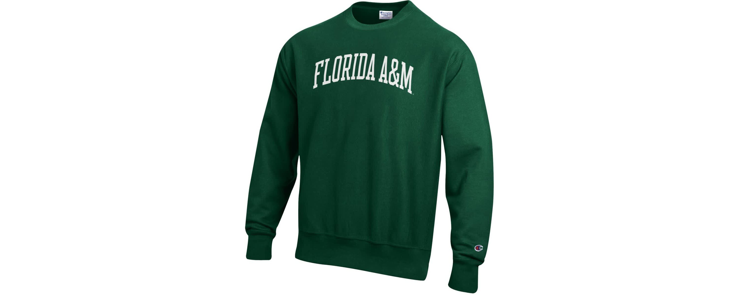 NCAA Florida A&M Rattlers Reverse Weave Fleece Crewneck Sweatshirt