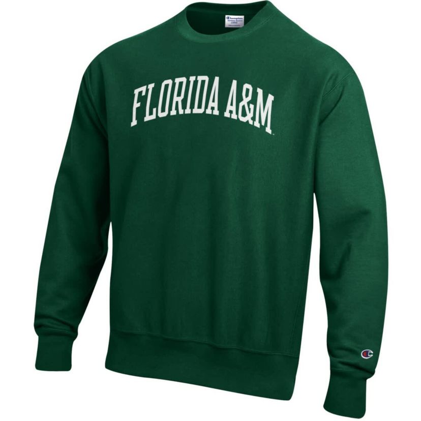 NCAA Florida A&M Rattlers Reverse Weave Fleece Crewneck Sweatshirt