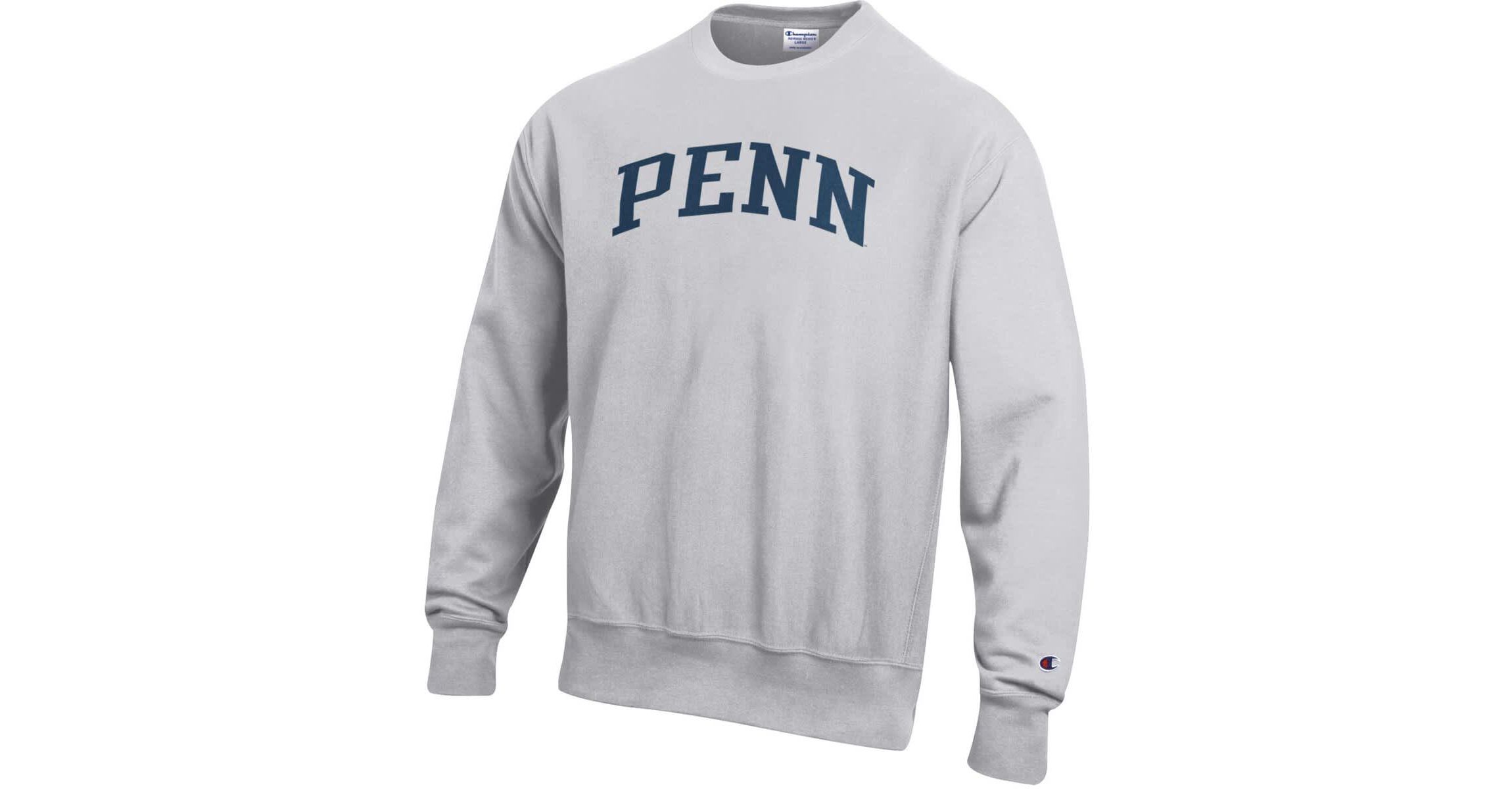 NCAA ed Pennsylvania Quakers Reverse Weave Fleece Crewneck Sweatshirt