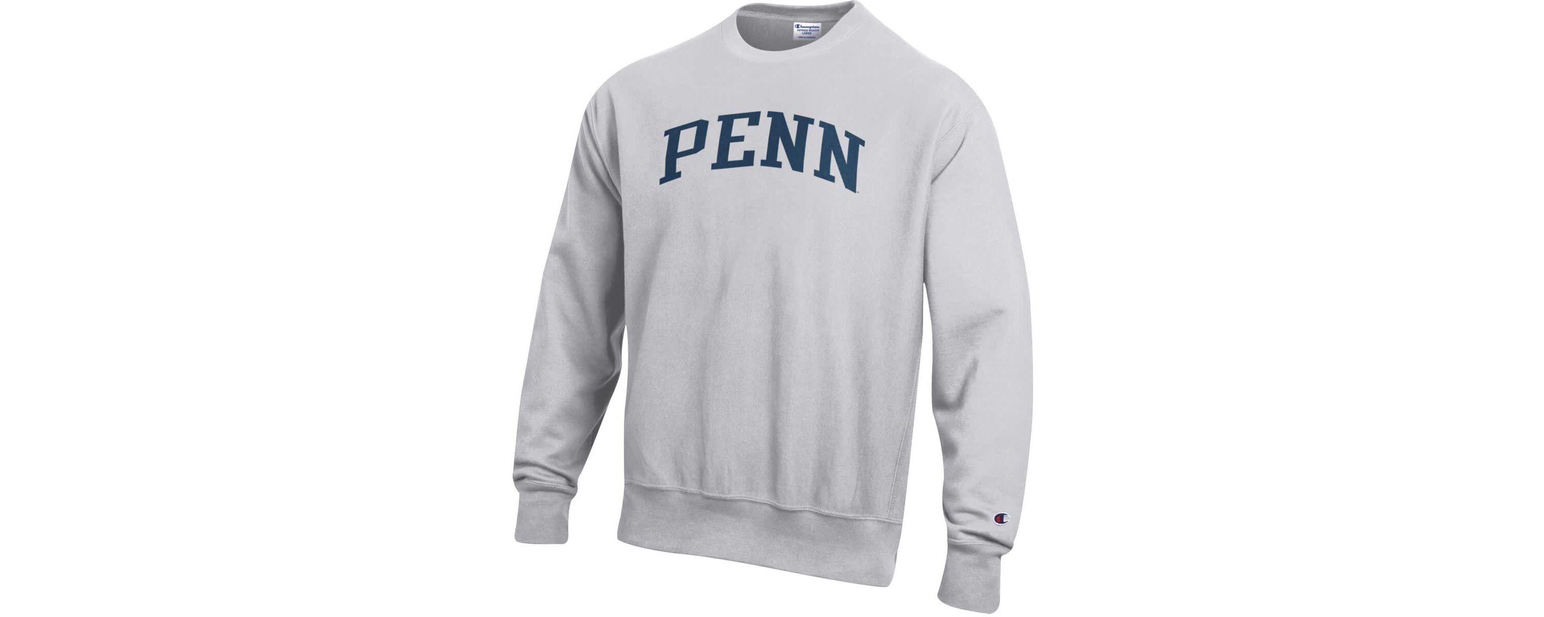 NCAA ed Pennsylvania Quakers Reverse Weave Fleece Crewneck Sweatshirt