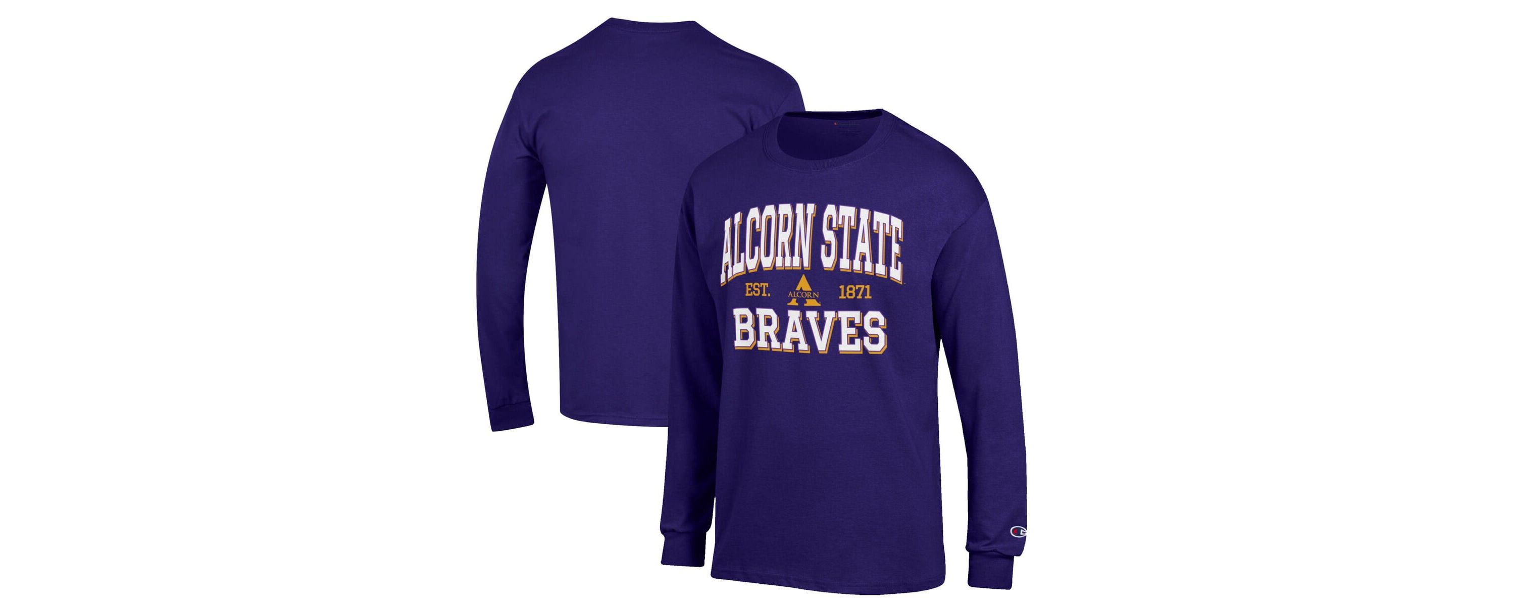 NCAA Alcorn State Braves Jersey Est. Date Long Sleeve T-Shirt