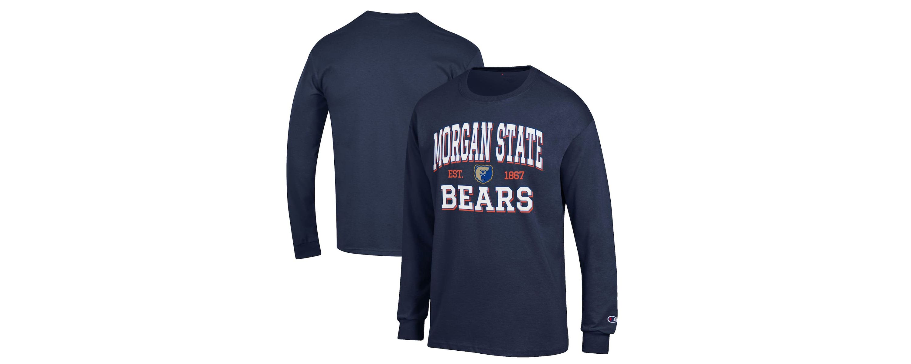NCAA Morgan State Bears Jersey Est. Date Long Sleeve T-Shirt