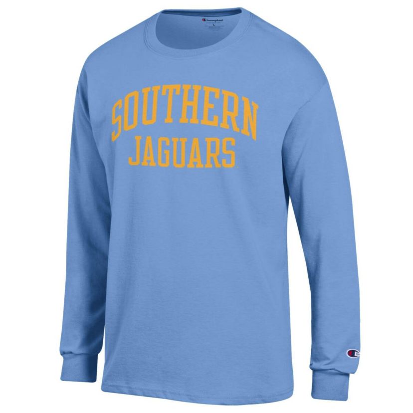 NCAA Light Southern University Jaguars Jersey Long Sleeve T-Shirt