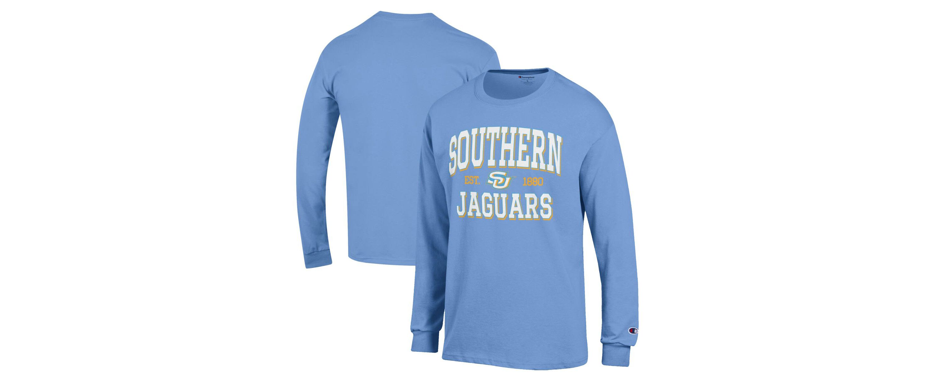 NCAA Light Southern University Jaguars Jersey Est. Date Long Sleeve T-Shirt