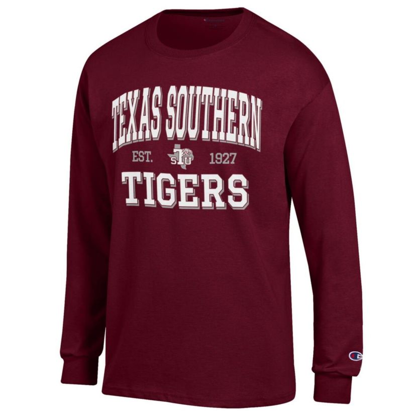 NCAA Texas Southern Tigers Jersey Est. Date Long Sleeve T-Shirt