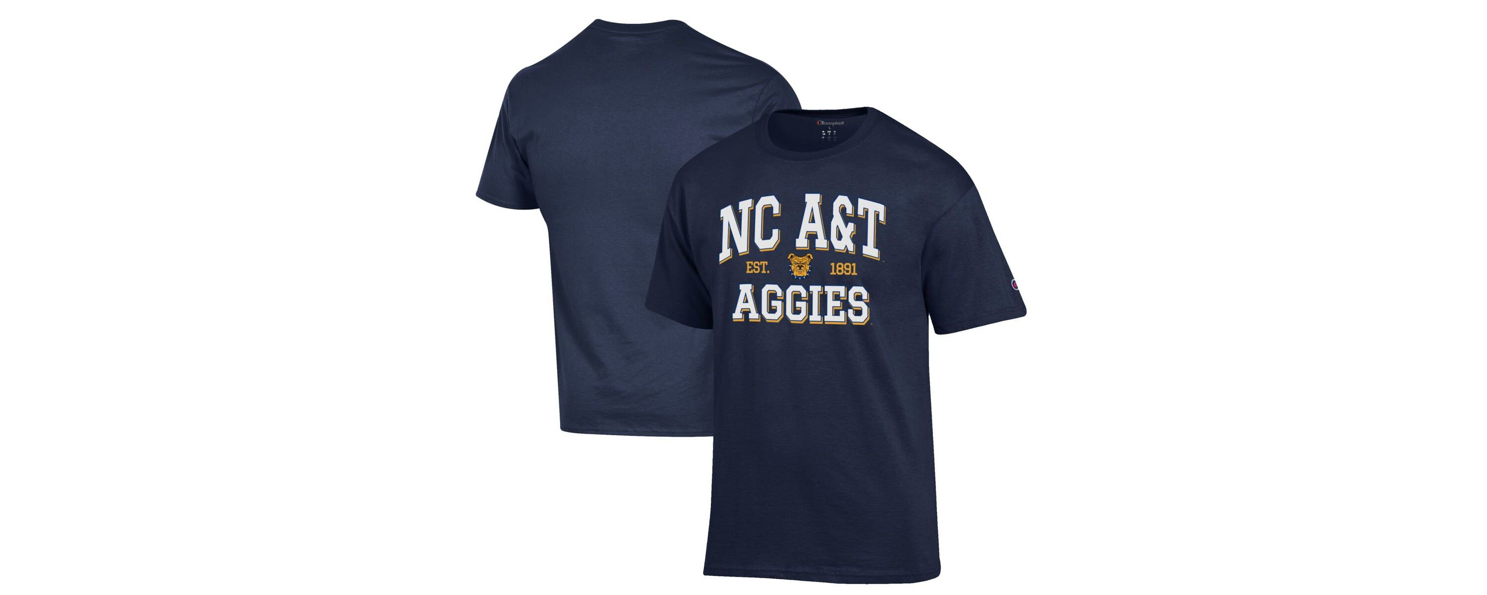 NC A&T Aggies NCAA North Carolina A&T Aggies Est. Date Jersey T-Shirt