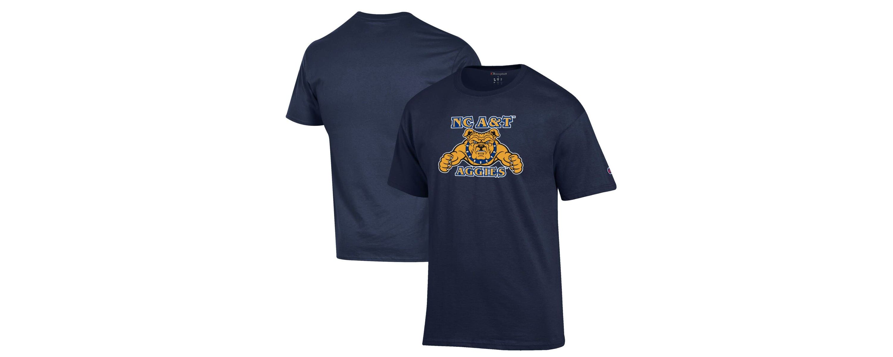 NC A&T Aggies NCAA North Carolina A&T Aggies Primary Jersey T-Shirt