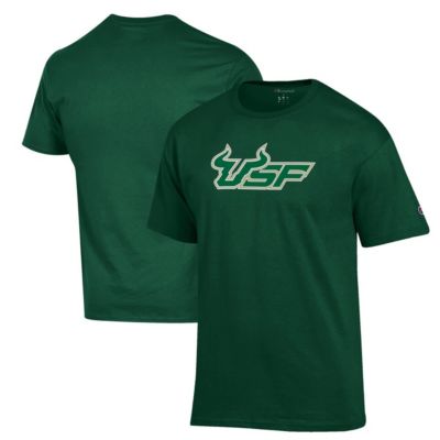 Champion Men's NCAA South Florida Bulls Primary Jersey T-Shirt, Green, 2XL