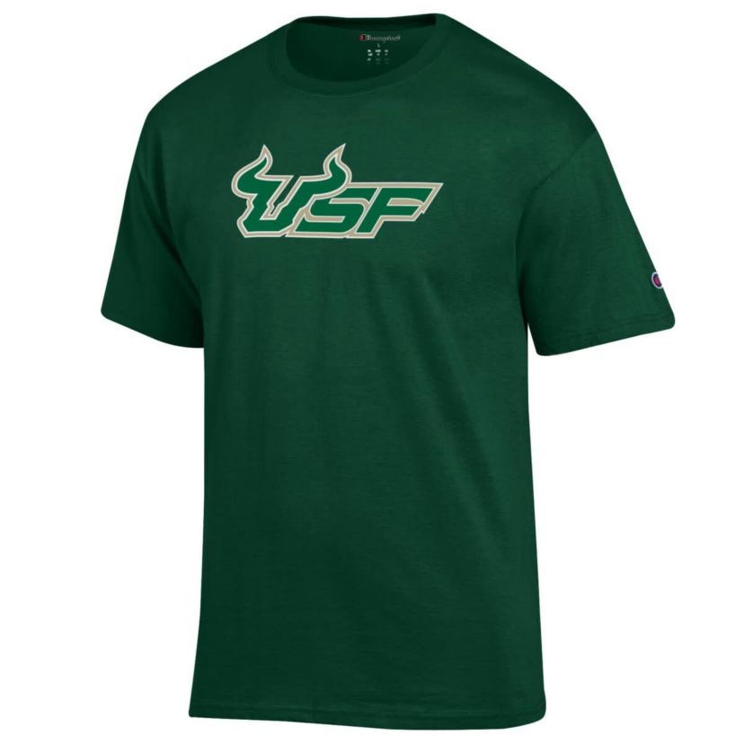 NCAA South Florida Bulls Primary Jersey T-Shirt