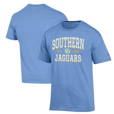 Champion Men's NCAA Light Southern University Jaguars Est. Date Jersey T-Shirt