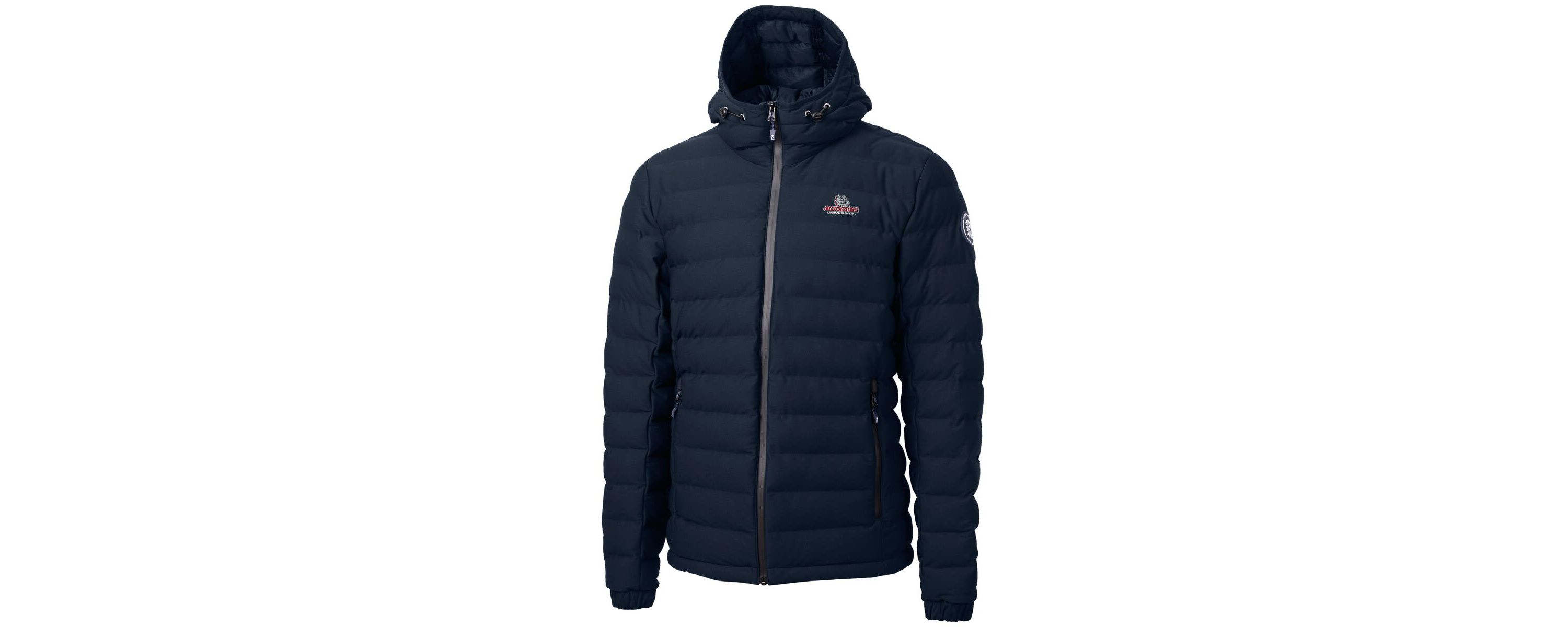 Gonzaga University Bulldogs NCAA Gonzaga Bulldogs Mission Ridge Repreve Eco Insulated Puffer Full-Zip Jacket