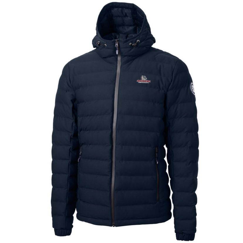 Gonzaga University Bulldogs NCAA Gonzaga Bulldogs Mission Ridge Repreve Eco Insulated Puffer Full-Zip Jacket