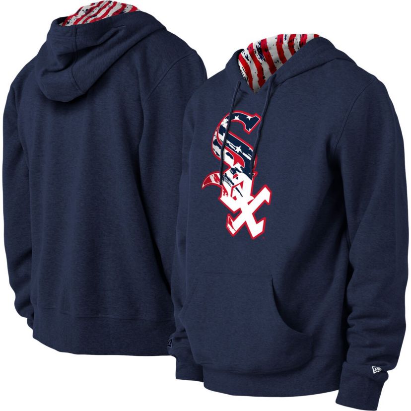 Chicago White Sox MLB Chicago Sox 4th of July Stars & Stripes Pullover Hoodie