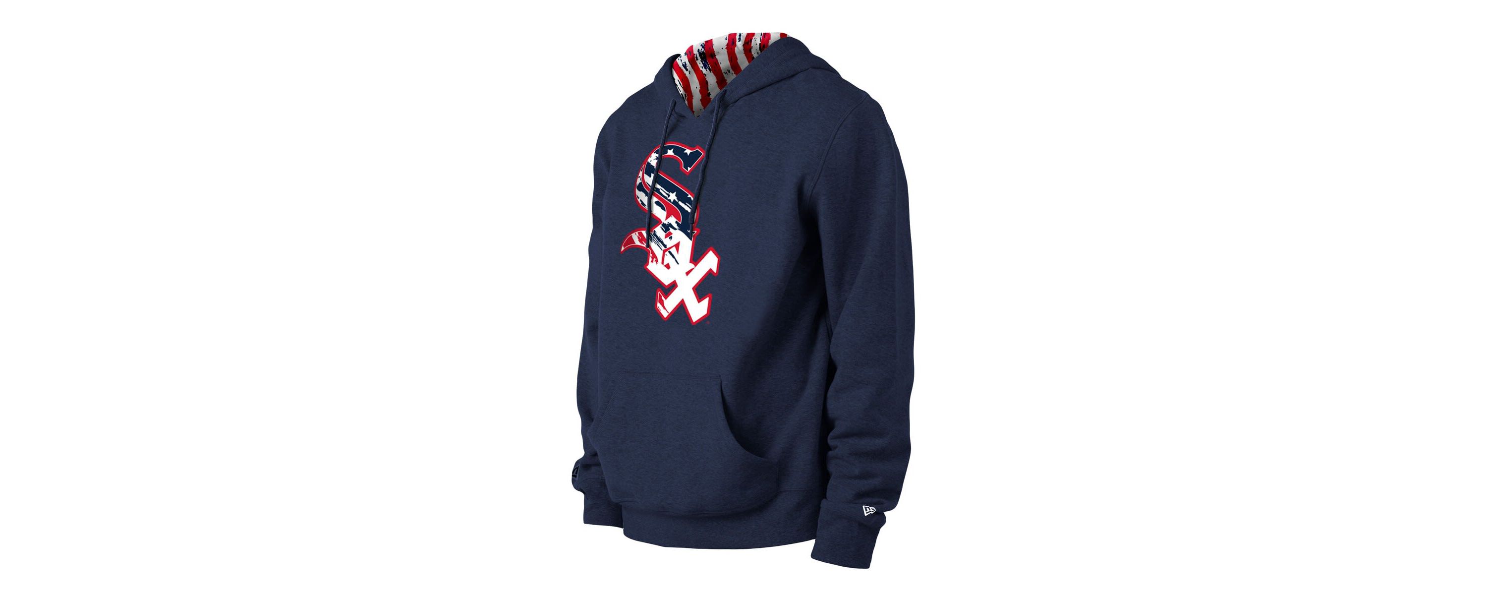 Chicago White Sox MLB Chicago Sox 4th of July Stars & Stripes Pullover Hoodie