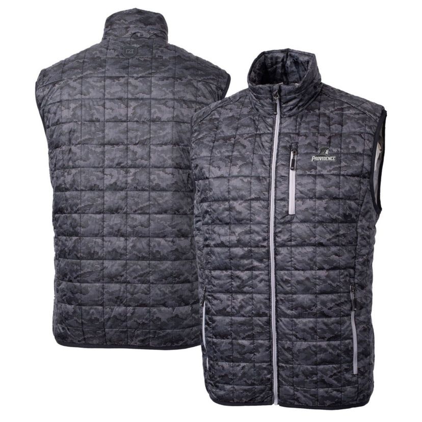 NCAA Providence Friars Rainier PrimaLoft Eco Insulated Printed Full-Zip Puffer Vest