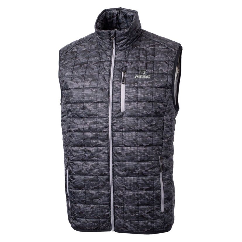 NCAA Providence Friars Rainier PrimaLoft Eco Insulated Printed Full-Zip Puffer Vest